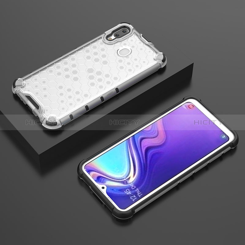 Custodia Silicone Trasparente Laterale 360 Gradi Cover AM2 per Samsung Galaxy M20