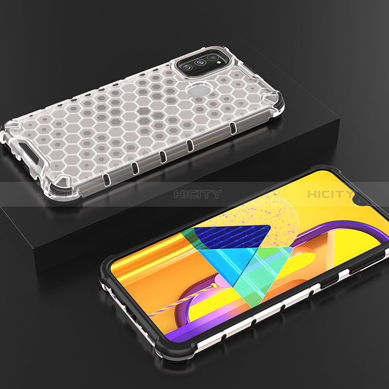 Custodia Silicone Trasparente Laterale 360 Gradi Cover AM2 per Samsung Galaxy M21