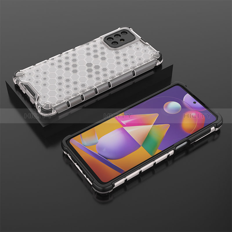 Custodia Silicone Trasparente Laterale 360 Gradi Cover AM2 per Samsung Galaxy M31s
