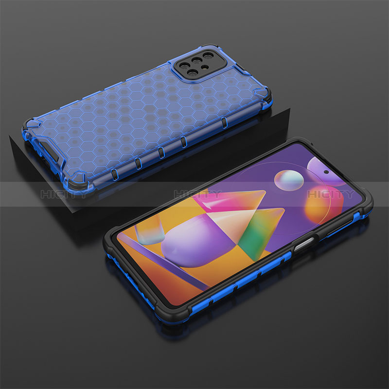 Custodia Silicone Trasparente Laterale 360 Gradi Cover AM2 per Samsung Galaxy M31s
