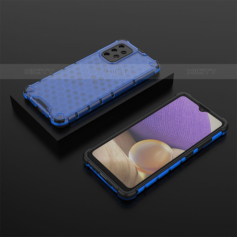 Custodia Silicone Trasparente Laterale 360 Gradi Cover AM2 per Samsung Galaxy M32 5G