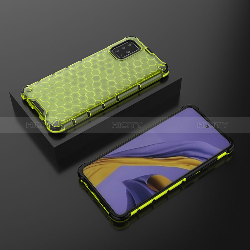 Custodia Silicone Trasparente Laterale 360 Gradi Cover AM2 per Samsung Galaxy M40S Verde