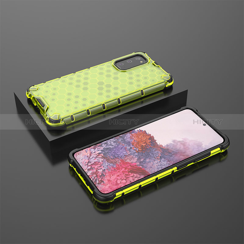 Custodia Silicone Trasparente Laterale 360 Gradi Cover AM2 per Samsung Galaxy S20