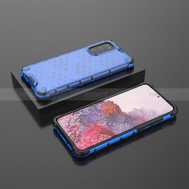 Custodia Silicone Trasparente Laterale 360 Gradi Cover AM2 per Samsung Galaxy S20