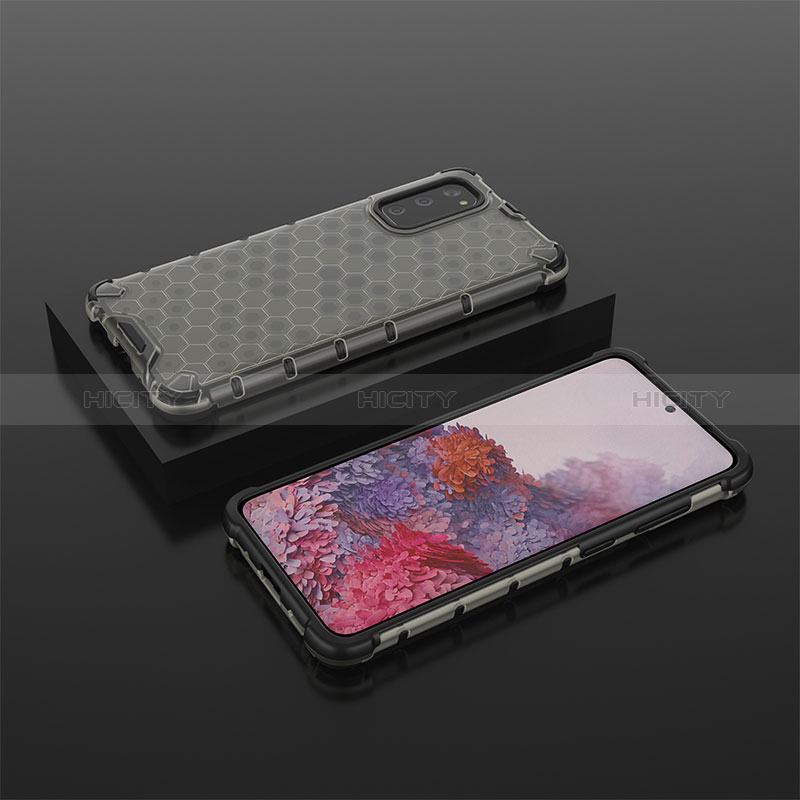 Custodia Silicone Trasparente Laterale 360 Gradi Cover AM2 per Samsung Galaxy S20