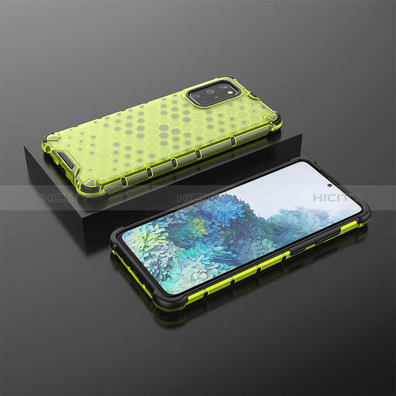 Custodia Silicone Trasparente Laterale 360 Gradi Cover AM2 per Samsung Galaxy S20 Plus