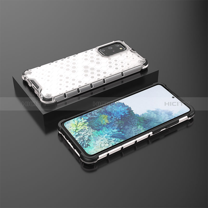 Custodia Silicone Trasparente Laterale 360 Gradi Cover AM2 per Samsung Galaxy S20 Plus 5G