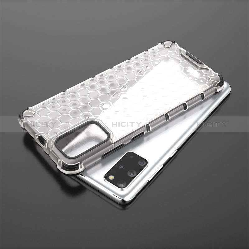 Custodia Silicone Trasparente Laterale 360 Gradi Cover AM2 per Samsung Galaxy S20 Plus