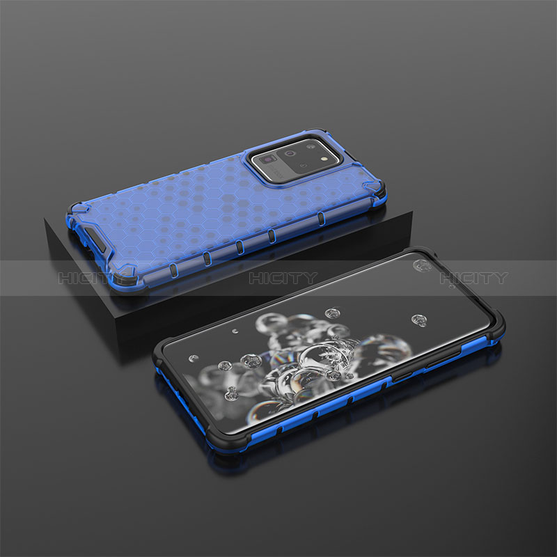 Custodia Silicone Trasparente Laterale 360 Gradi Cover AM2 per Samsung Galaxy S20 Ultra