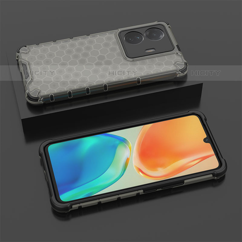 Custodia Silicone Trasparente Laterale 360 Gradi Cover AM2 per Vivo iQOO Z6 Pro 5G