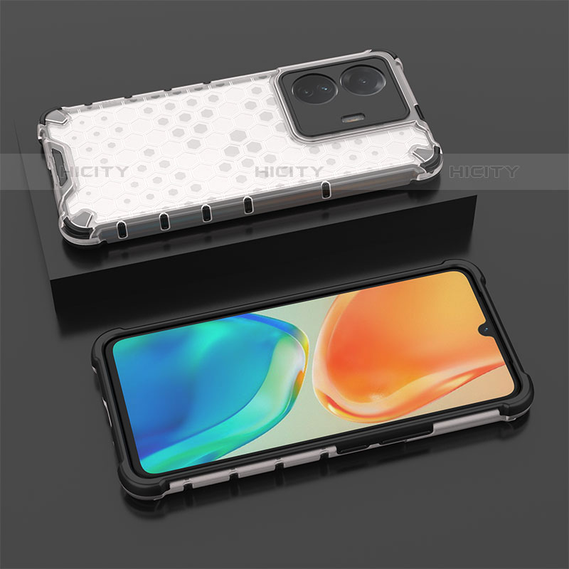 Custodia Silicone Trasparente Laterale 360 Gradi Cover AM2 per Vivo iQOO Z6 Pro 5G