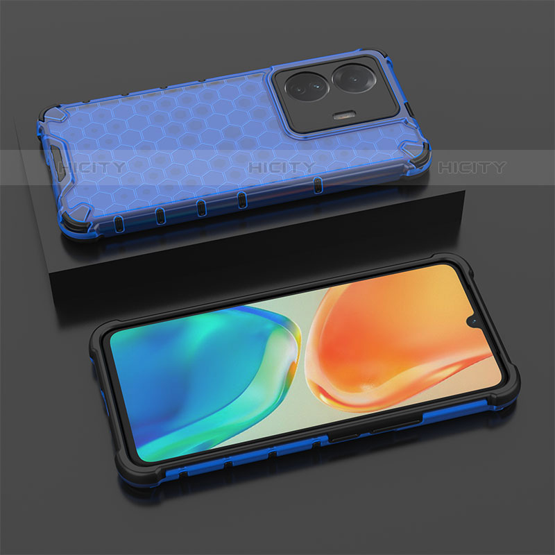 Custodia Silicone Trasparente Laterale 360 Gradi Cover AM2 per Vivo iQOO Z6 Pro 5G