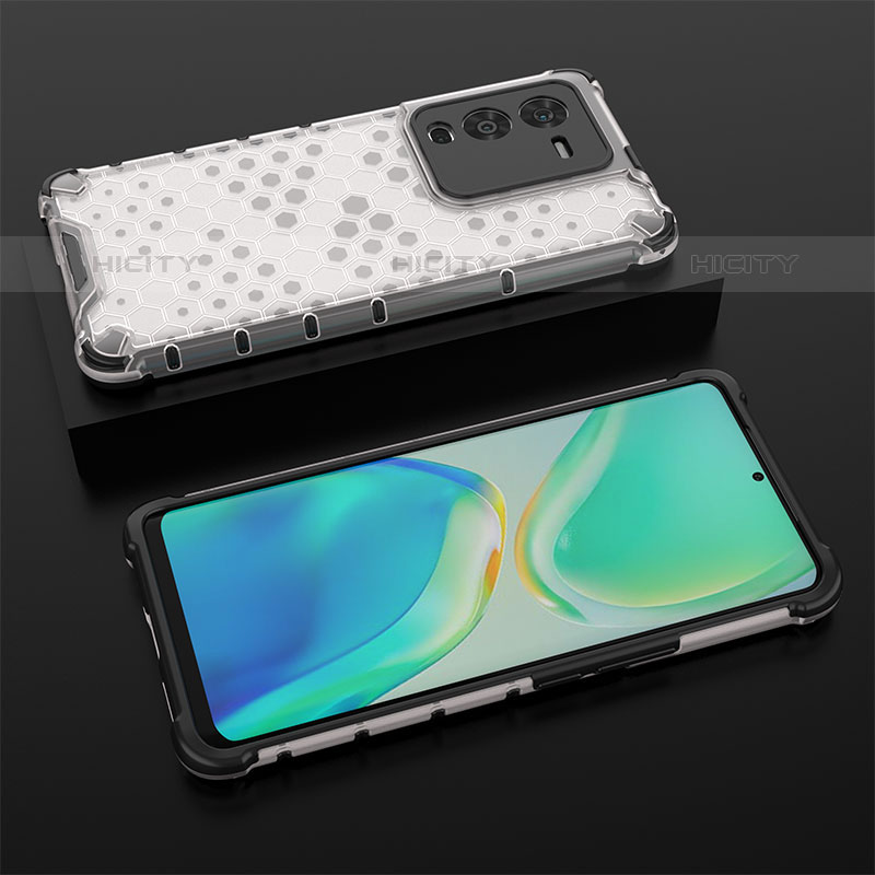 Custodia Silicone Trasparente Laterale 360 Gradi Cover AM2 per Vivo V25 Pro 5G