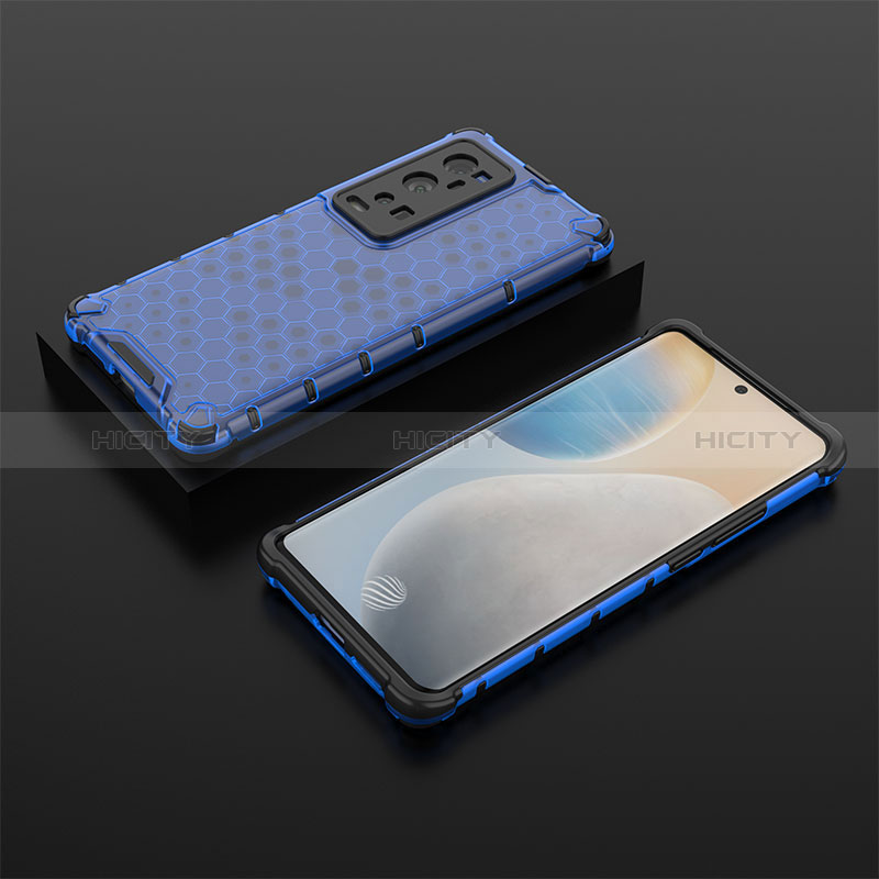 Custodia Silicone Trasparente Laterale 360 Gradi Cover AM2 per Vivo X60 Pro+ Plus 5G