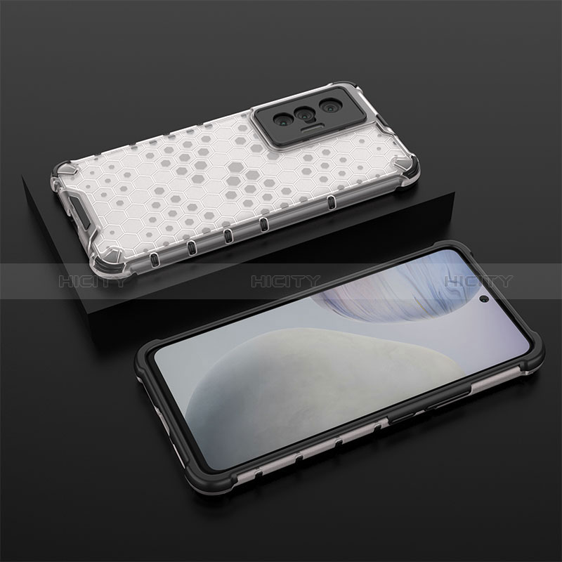 Custodia Silicone Trasparente Laterale 360 Gradi Cover AM2 per Vivo X70t