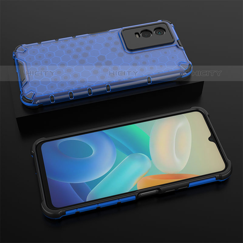 Custodia Silicone Trasparente Laterale 360 Gradi Cover AM2 per Vivo Y74s 5G