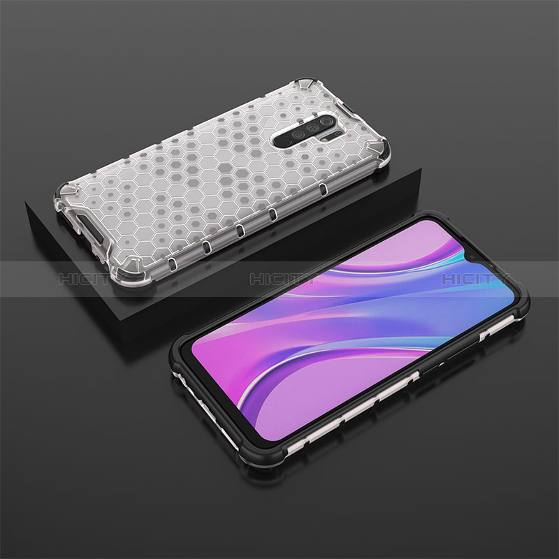 Custodia Silicone Trasparente Laterale 360 Gradi Cover AM2 per Xiaomi Poco M2