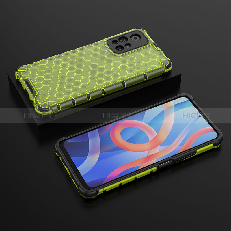 Custodia Silicone Trasparente Laterale 360 Gradi Cover AM2 per Xiaomi Poco M4 Pro 5G