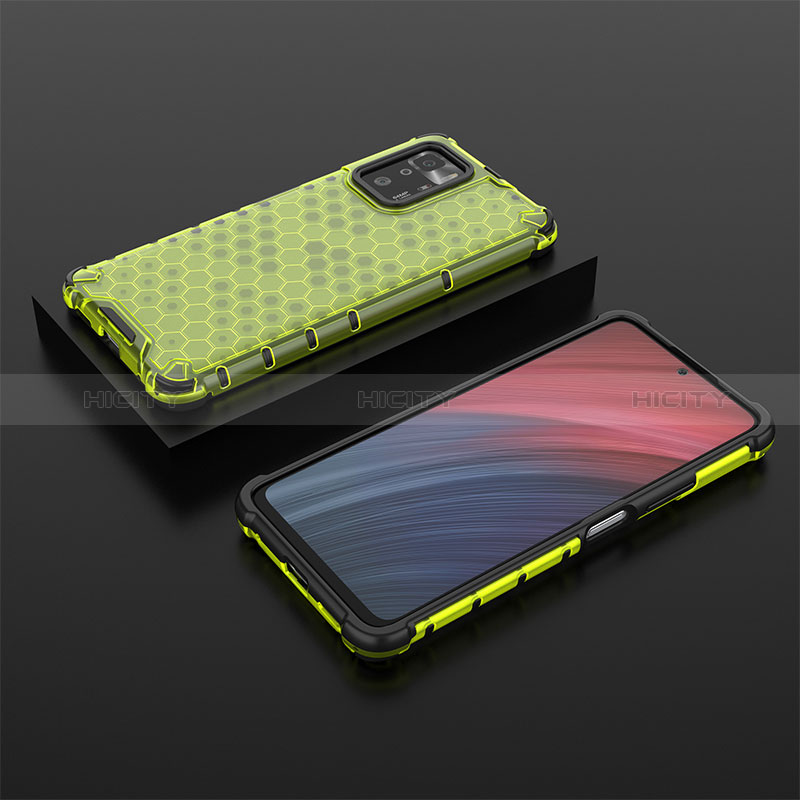 Custodia Silicone Trasparente Laterale 360 Gradi Cover AM2 per Xiaomi Poco X3 GT 5G Verde