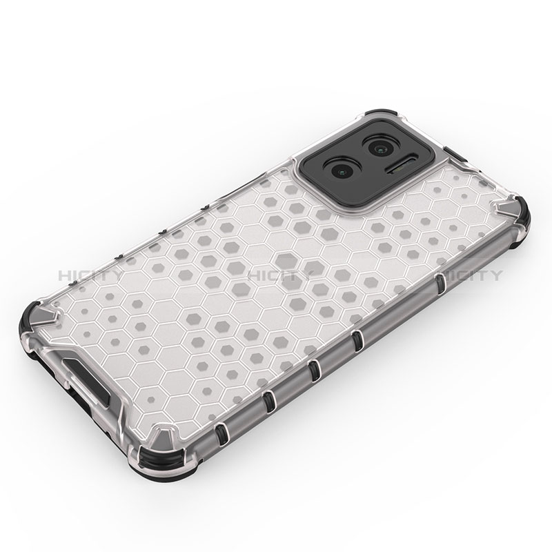 Custodia Silicone Trasparente Laterale 360 Gradi Cover AM2 per Xiaomi Redmi 10 5G