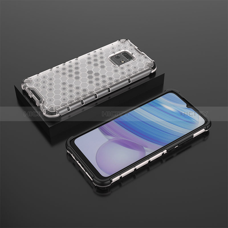 Custodia Silicone Trasparente Laterale 360 Gradi Cover AM2 per Xiaomi Redmi 10X Pro 5G