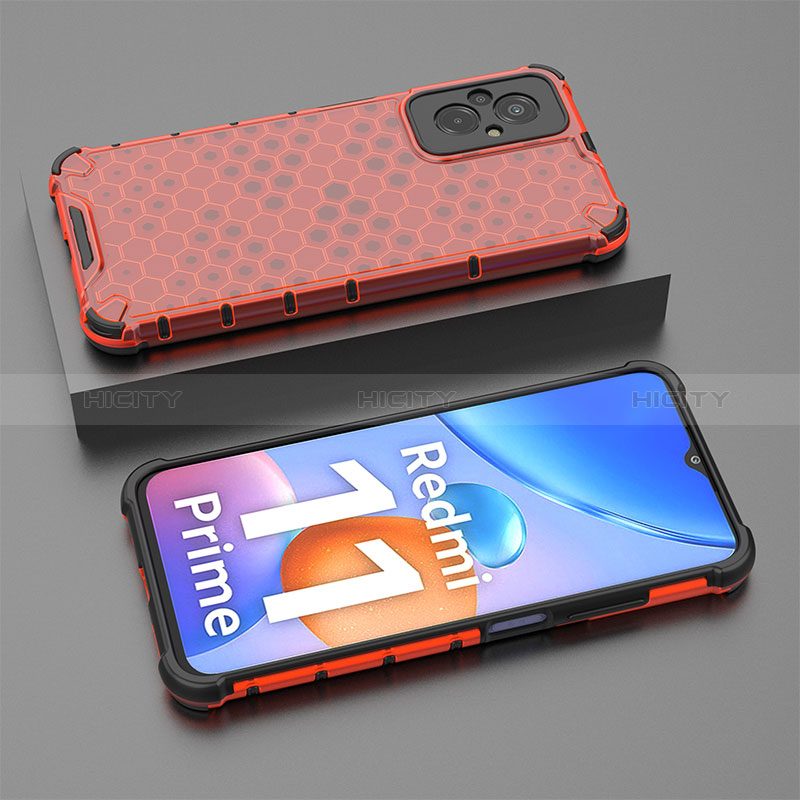 Custodia Silicone Trasparente Laterale 360 Gradi Cover AM2 per Xiaomi Redmi 11 Prime 4G