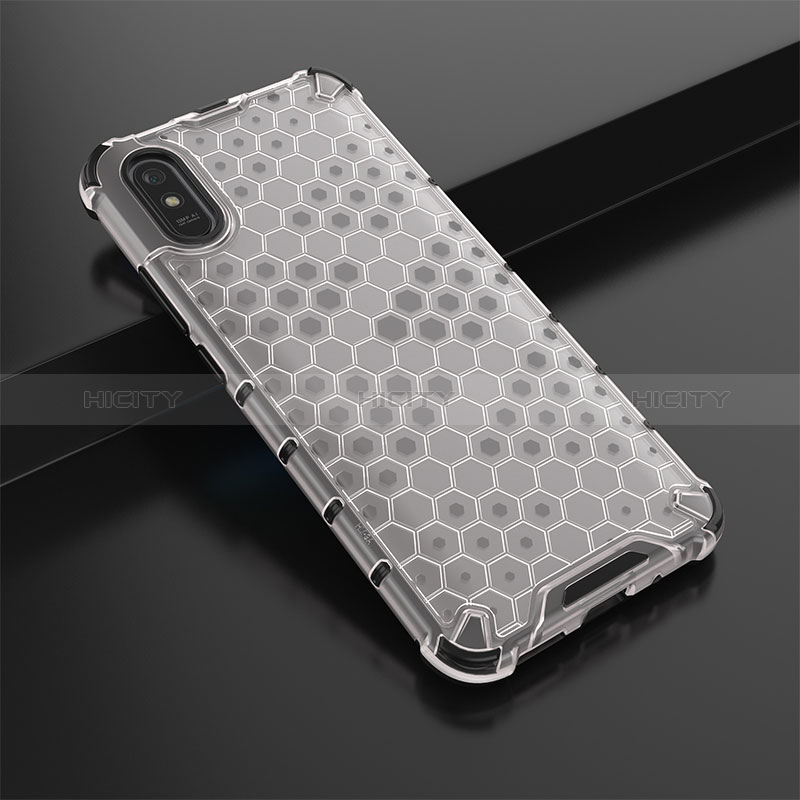 Custodia Silicone Trasparente Laterale 360 Gradi Cover AM2 per Xiaomi Redmi 9i