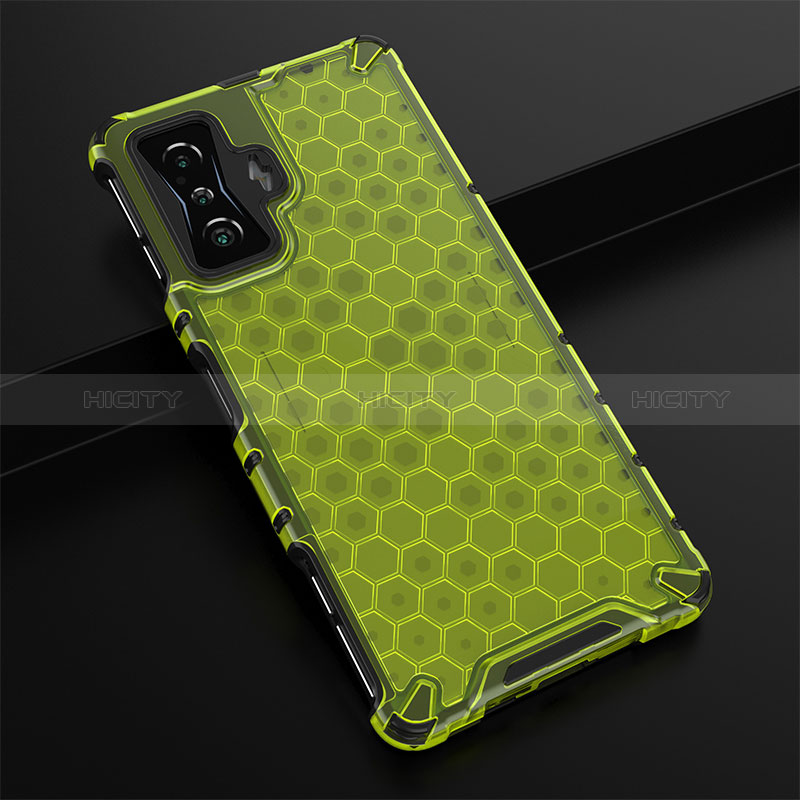 Custodia Silicone Trasparente Laterale 360 Gradi Cover AM2 per Xiaomi Redmi K50 Gaming 5G