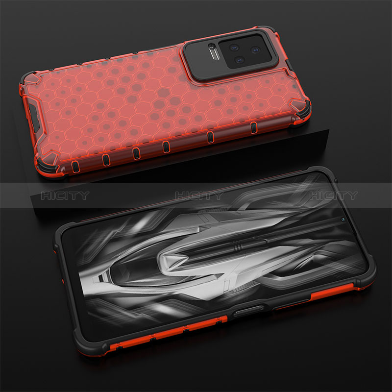 Custodia Silicone Trasparente Laterale 360 Gradi Cover AM2 per Xiaomi Redmi K50 Pro 5G