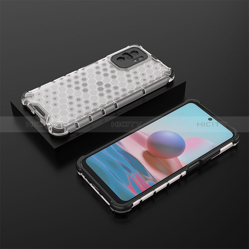 Custodia Silicone Trasparente Laterale 360 Gradi Cover AM2 per Xiaomi Redmi Note 10 4G