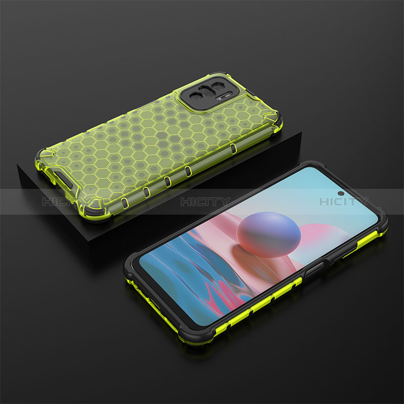 Custodia Silicone Trasparente Laterale 360 Gradi Cover AM2 per Xiaomi Redmi Note 10 4G