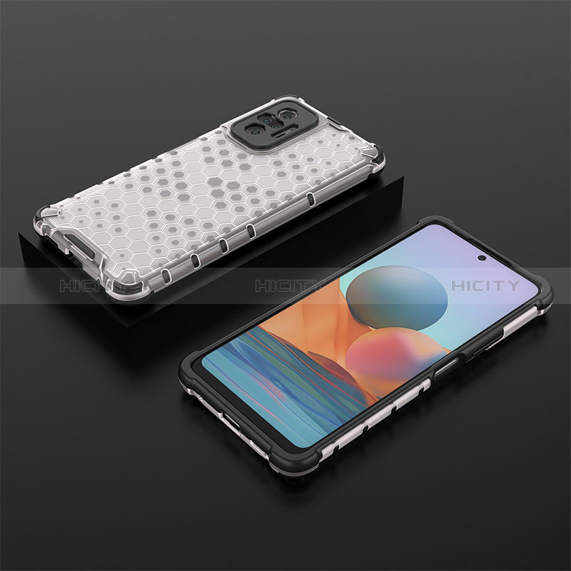 Custodia Silicone Trasparente Laterale 360 Gradi Cover AM2 per Xiaomi Redmi Note 10 Pro 4G