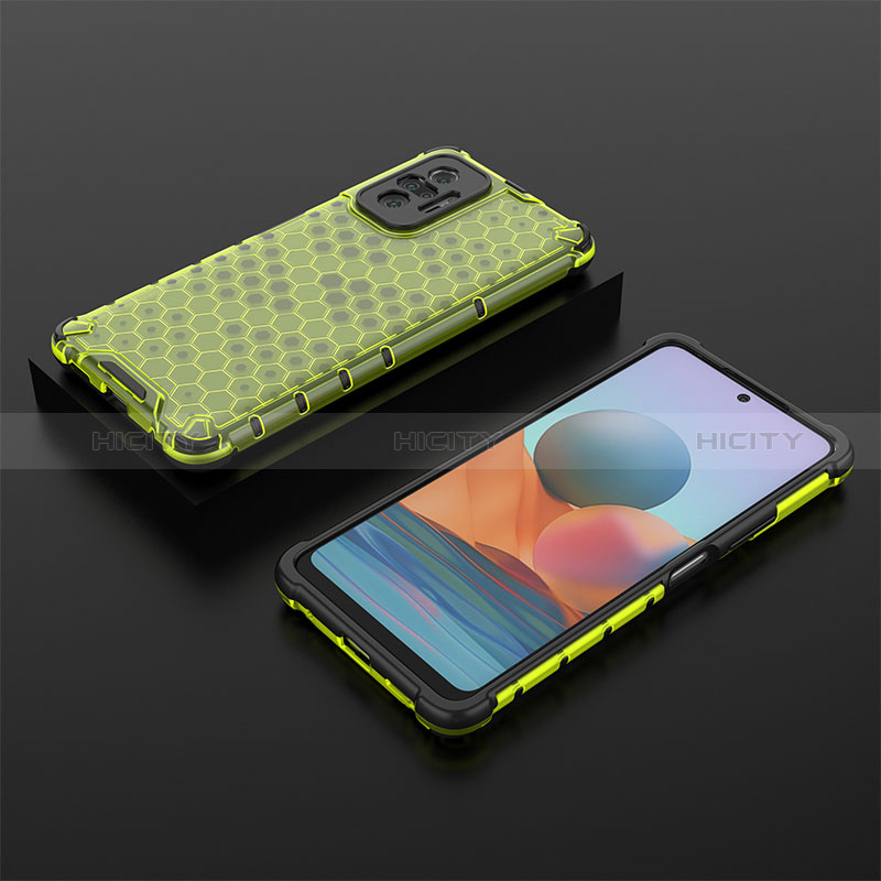 Custodia Silicone Trasparente Laterale 360 Gradi Cover AM2 per Xiaomi Redmi Note 10 Pro 4G