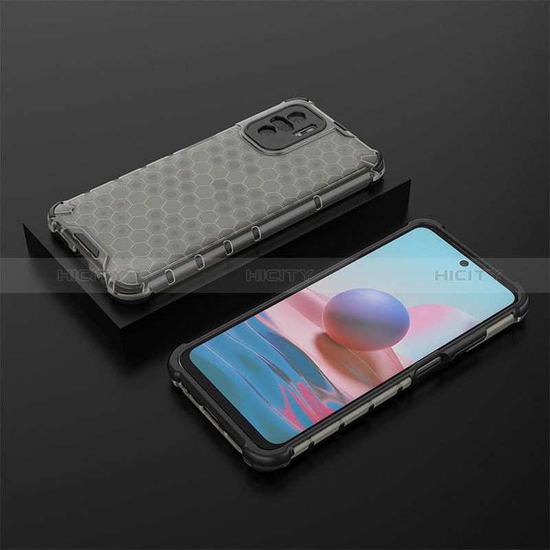 Custodia Silicone Trasparente Laterale 360 Gradi Cover AM2 per Xiaomi Redmi Note 10S 4G