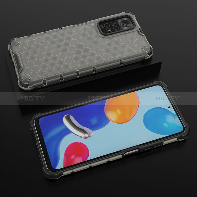 Custodia Silicone Trasparente Laterale 360 Gradi Cover AM2 per Xiaomi Redmi Note 11 4G (2022) Nero