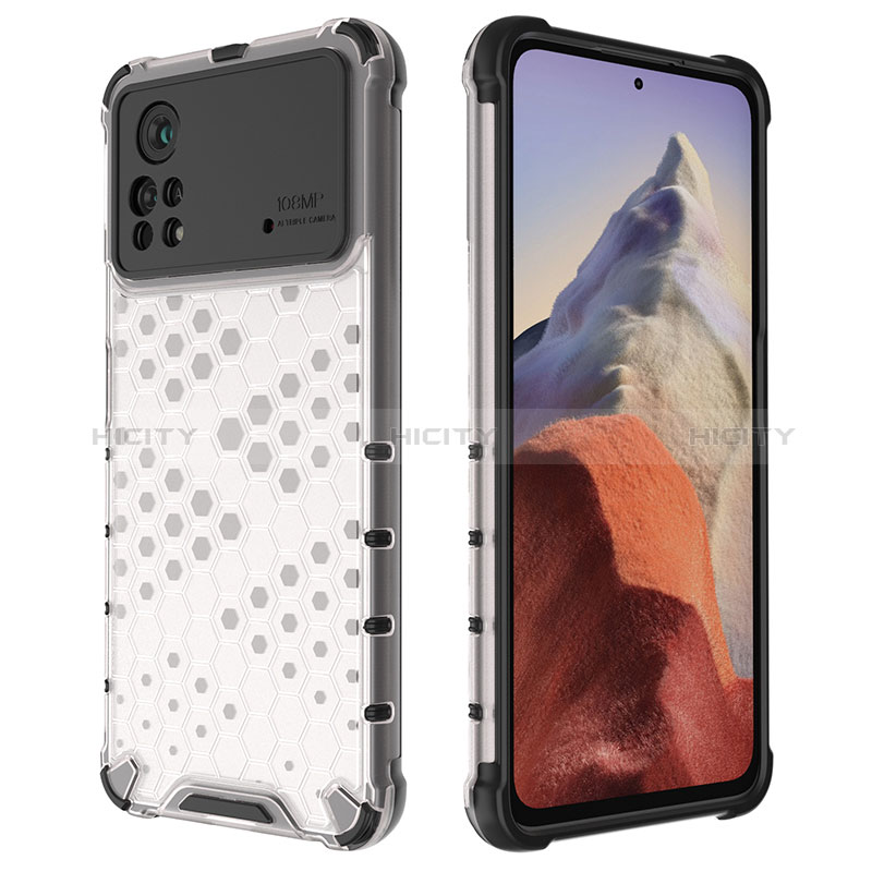 Custodia Silicone Trasparente Laterale 360 Gradi Cover AM2 per Xiaomi Redmi Note 11E Pro 5G