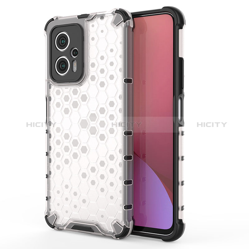 Custodia Silicone Trasparente Laterale 360 Gradi Cover AM2 per Xiaomi Redmi Note 11T Pro 5G