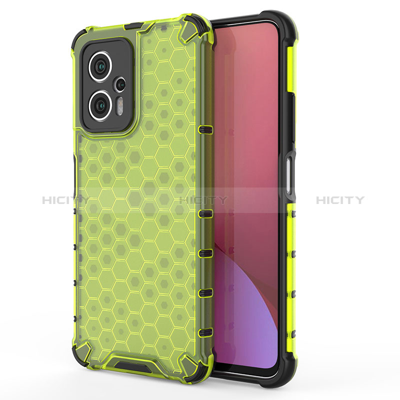 Custodia Silicone Trasparente Laterale 360 Gradi Cover AM2 per Xiaomi Redmi Note 11T Pro 5G