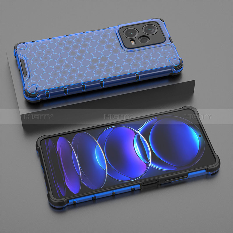 Custodia Silicone Trasparente Laterale 360 Gradi Cover AM2 per Xiaomi Redmi Note 12 Pro+ Plus 5G