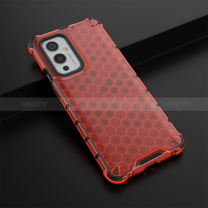 Custodia Silicone Trasparente Laterale 360 Gradi Cover AM3 per OnePlus 9 5G