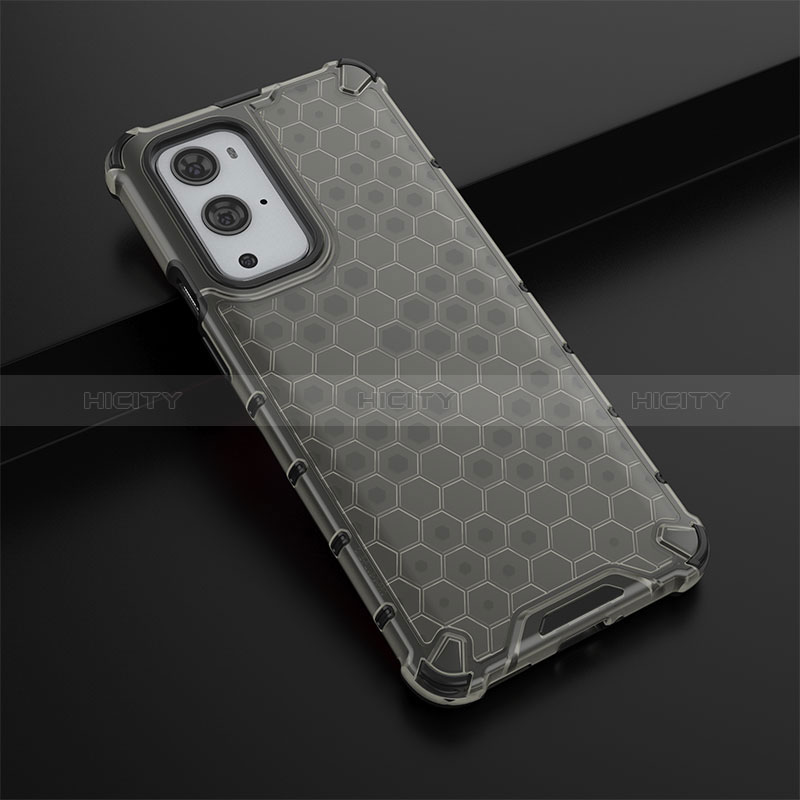 Custodia Silicone Trasparente Laterale 360 Gradi Cover AM3 per OnePlus 9 Pro 5G