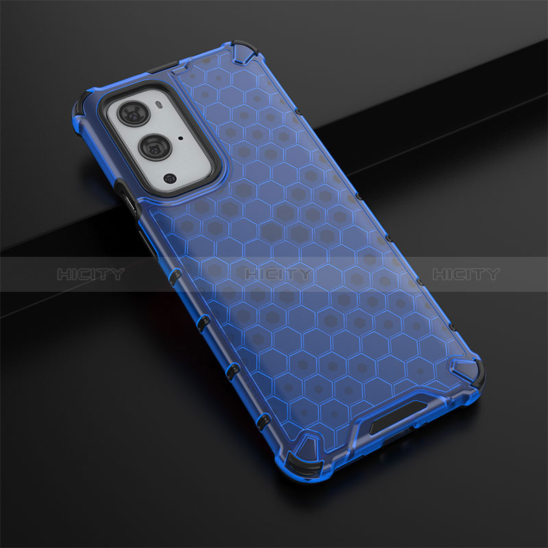 Custodia Silicone Trasparente Laterale 360 Gradi Cover AM3 per OnePlus 9 Pro 5G