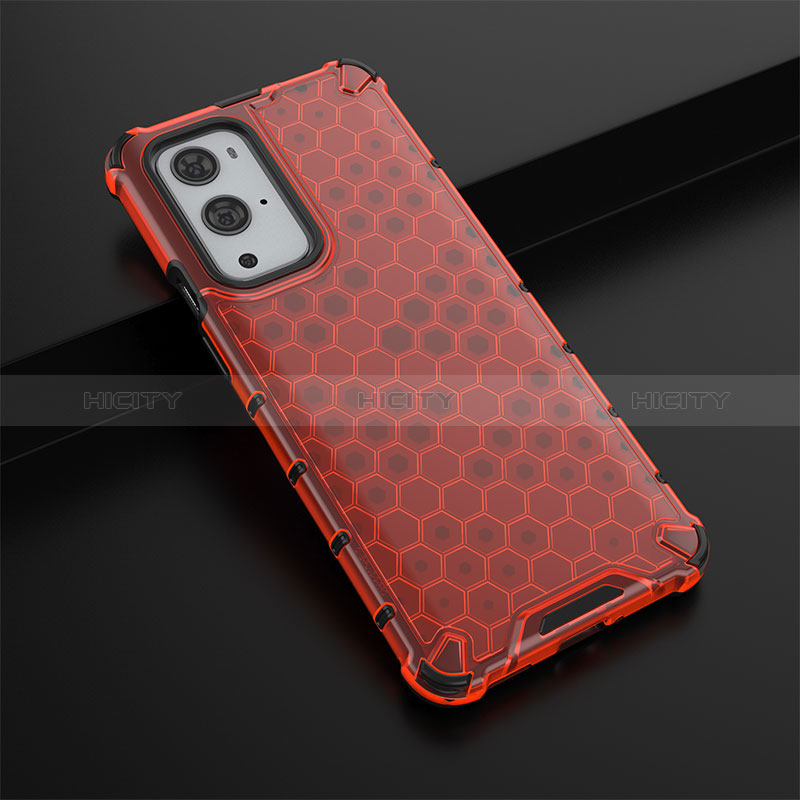 Custodia Silicone Trasparente Laterale 360 Gradi Cover AM3 per OnePlus 9 Pro 5G