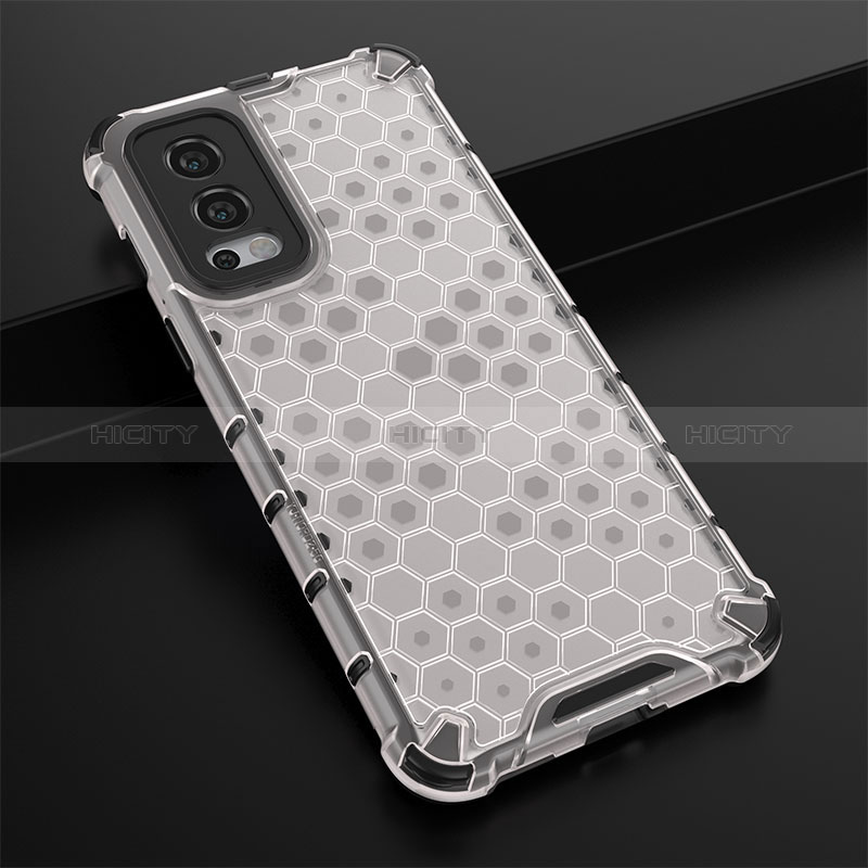 Custodia Silicone Trasparente Laterale 360 Gradi Cover AM3 per OnePlus Nord 2 5G