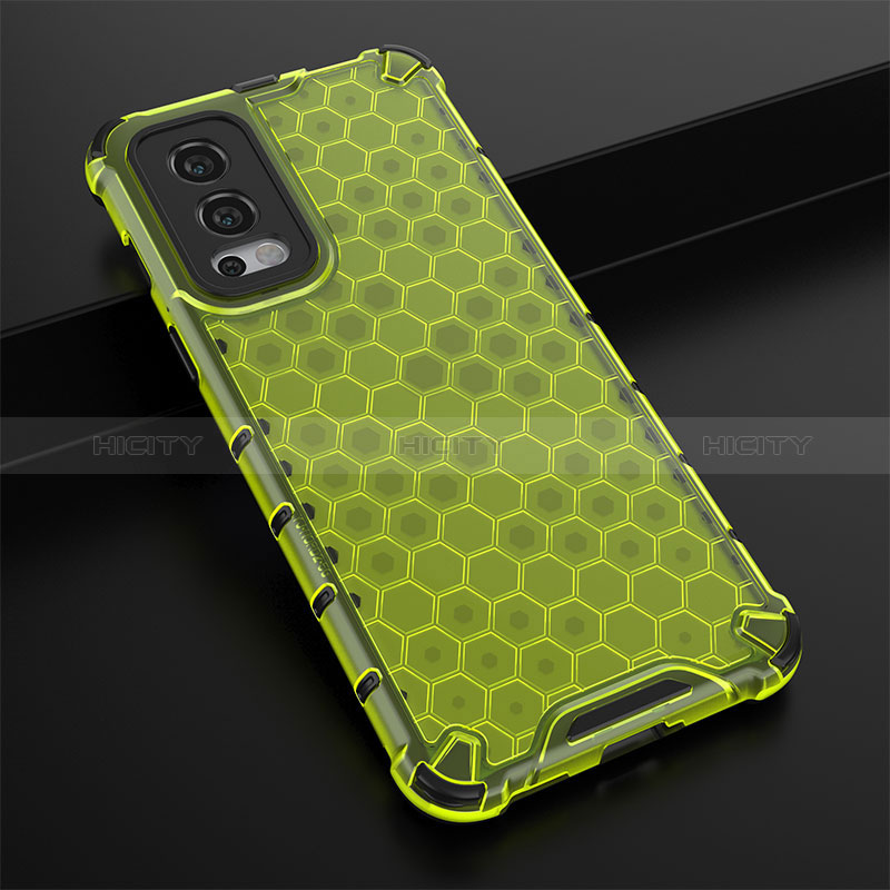 Custodia Silicone Trasparente Laterale 360 Gradi Cover AM3 per OnePlus Nord 2 5G