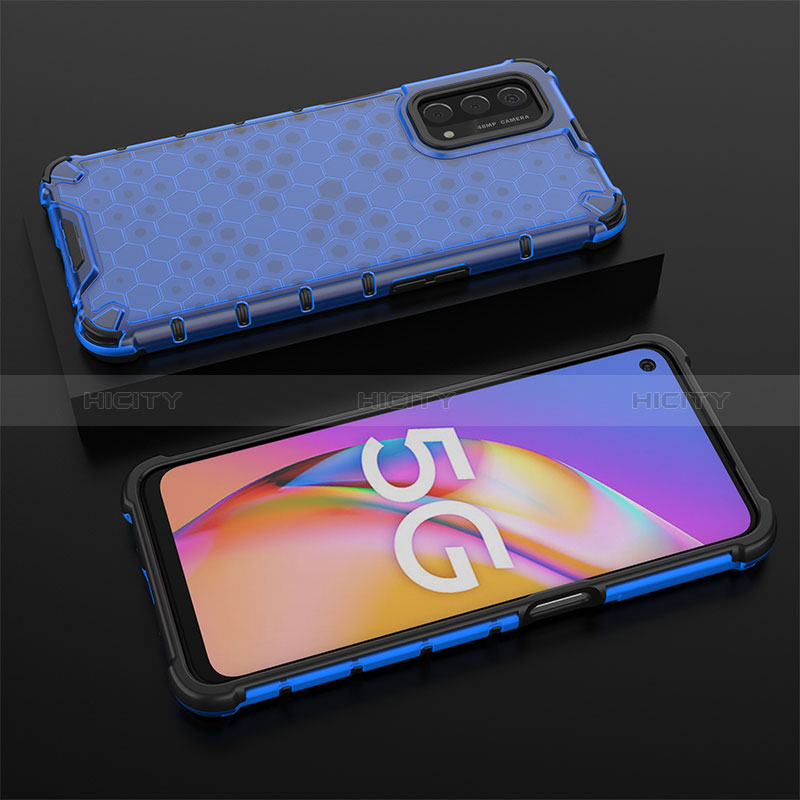 Custodia Silicone Trasparente Laterale 360 Gradi Cover AM3 per Oppo A54 5G