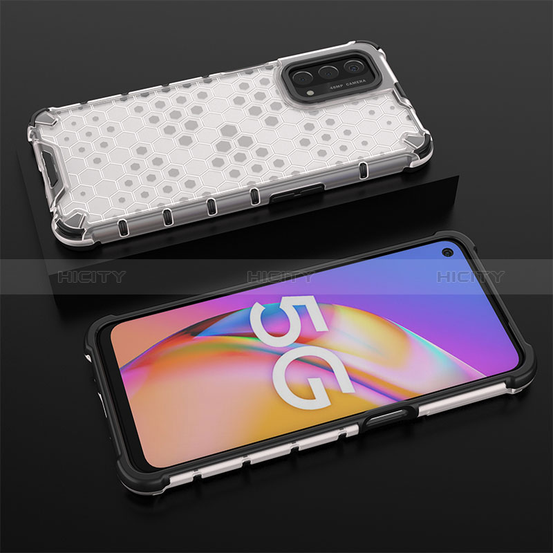 Custodia Silicone Trasparente Laterale 360 Gradi Cover AM3 per Oppo A74 5G