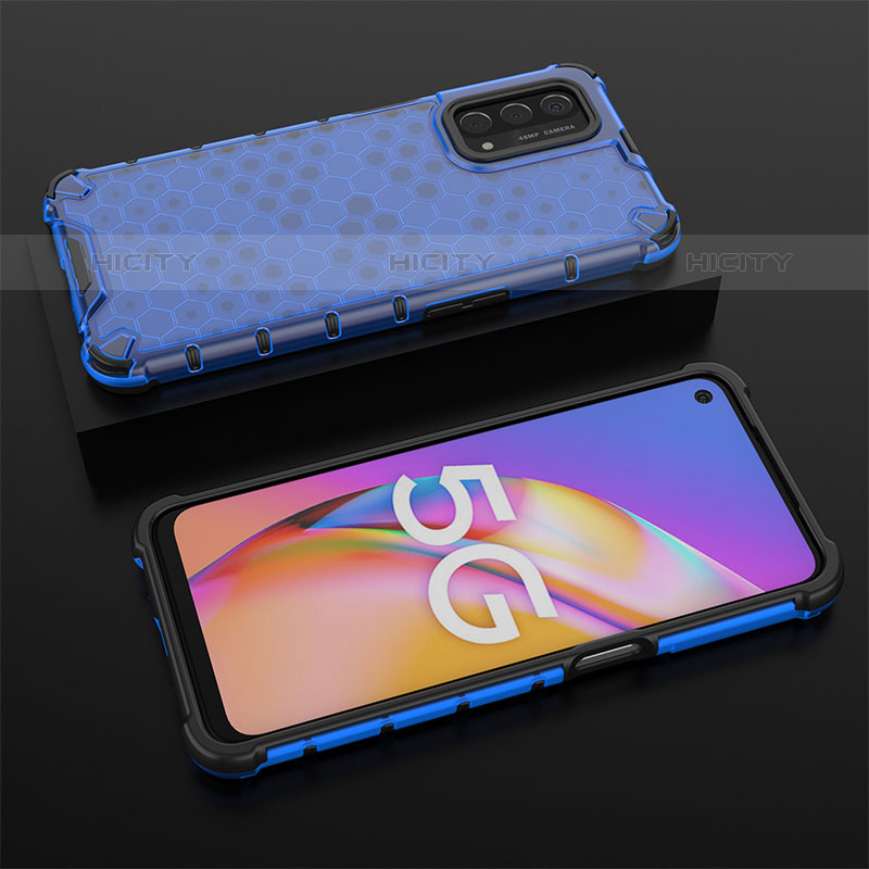 Custodia Silicone Trasparente Laterale 360 Gradi Cover AM3 per Oppo A93 5G