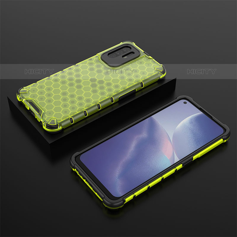 Custodia Silicone Trasparente Laterale 360 Gradi Cover AM3 per Oppo A94 5G Verde