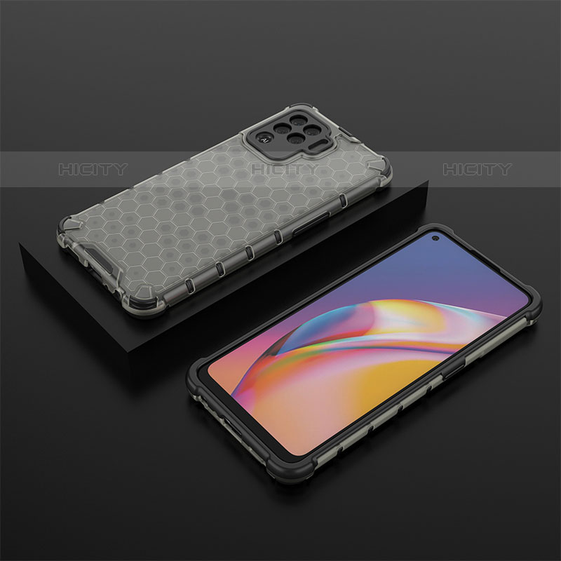 Custodia Silicone Trasparente Laterale 360 Gradi Cover AM3 per Oppo Reno5 F